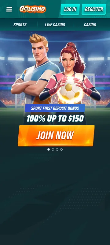 Golisimo Casino mobile browser experience on a smartphone